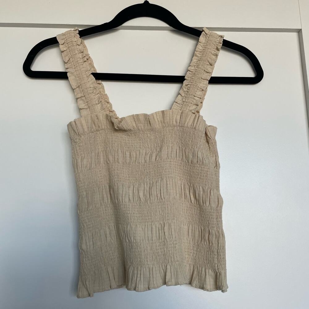 Astr The Label Twiggy Smocked Top Size Small - image 9